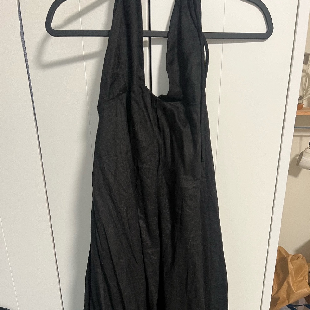 DISSH Black  maxi halter dress